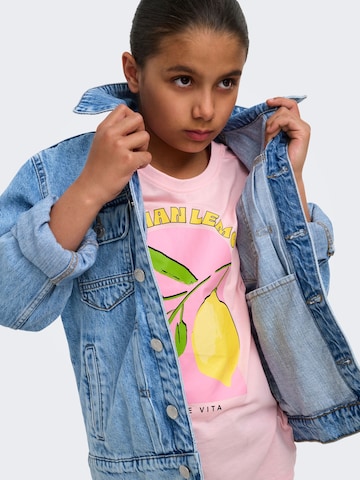 rožinė ONLY GIRLS Marškinėliai 'KOGLimone'