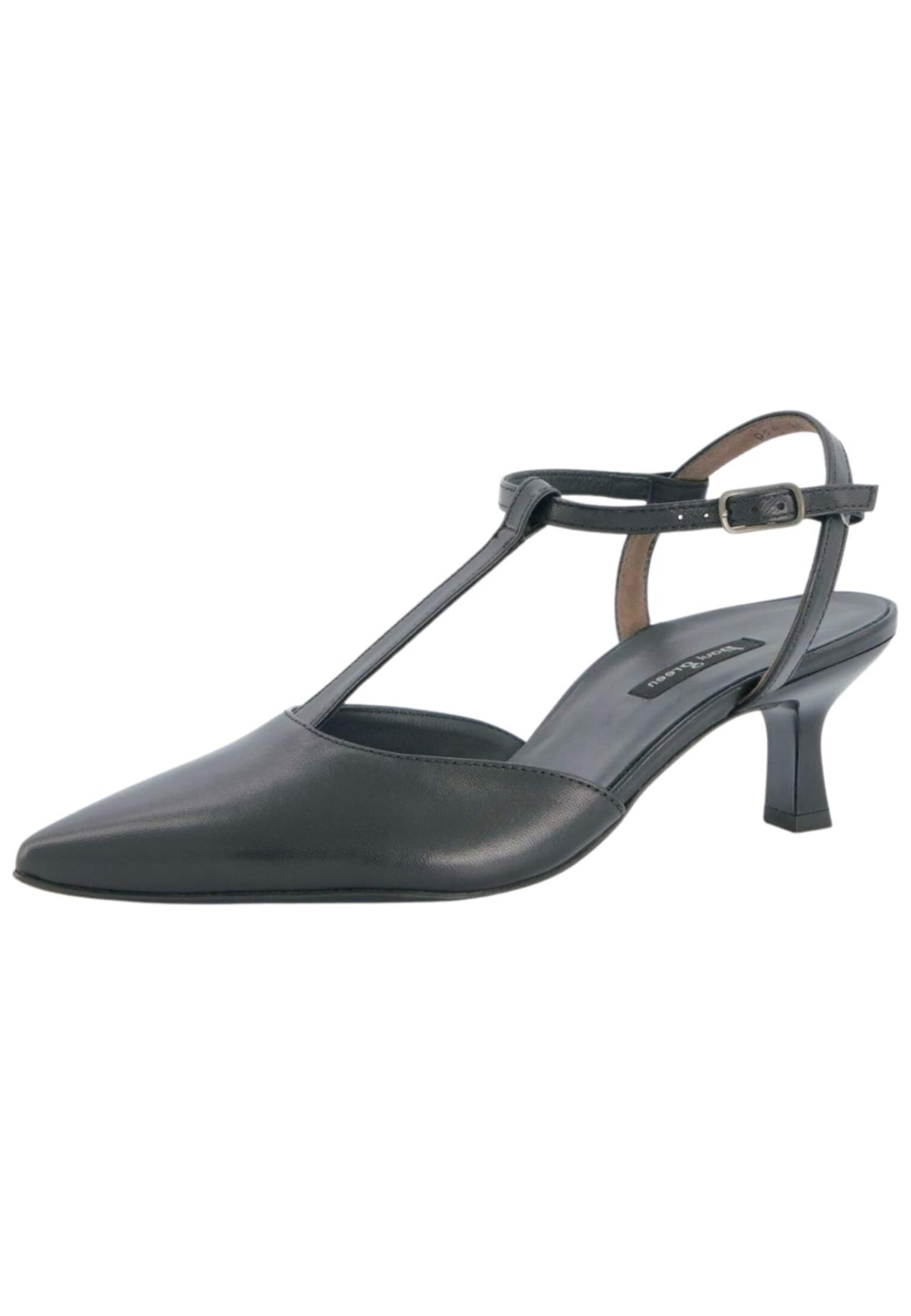 Décolleté sling di Paul Green in nero: frontale