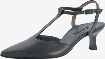 Décolleté sling di Paul Green in nero: frontale