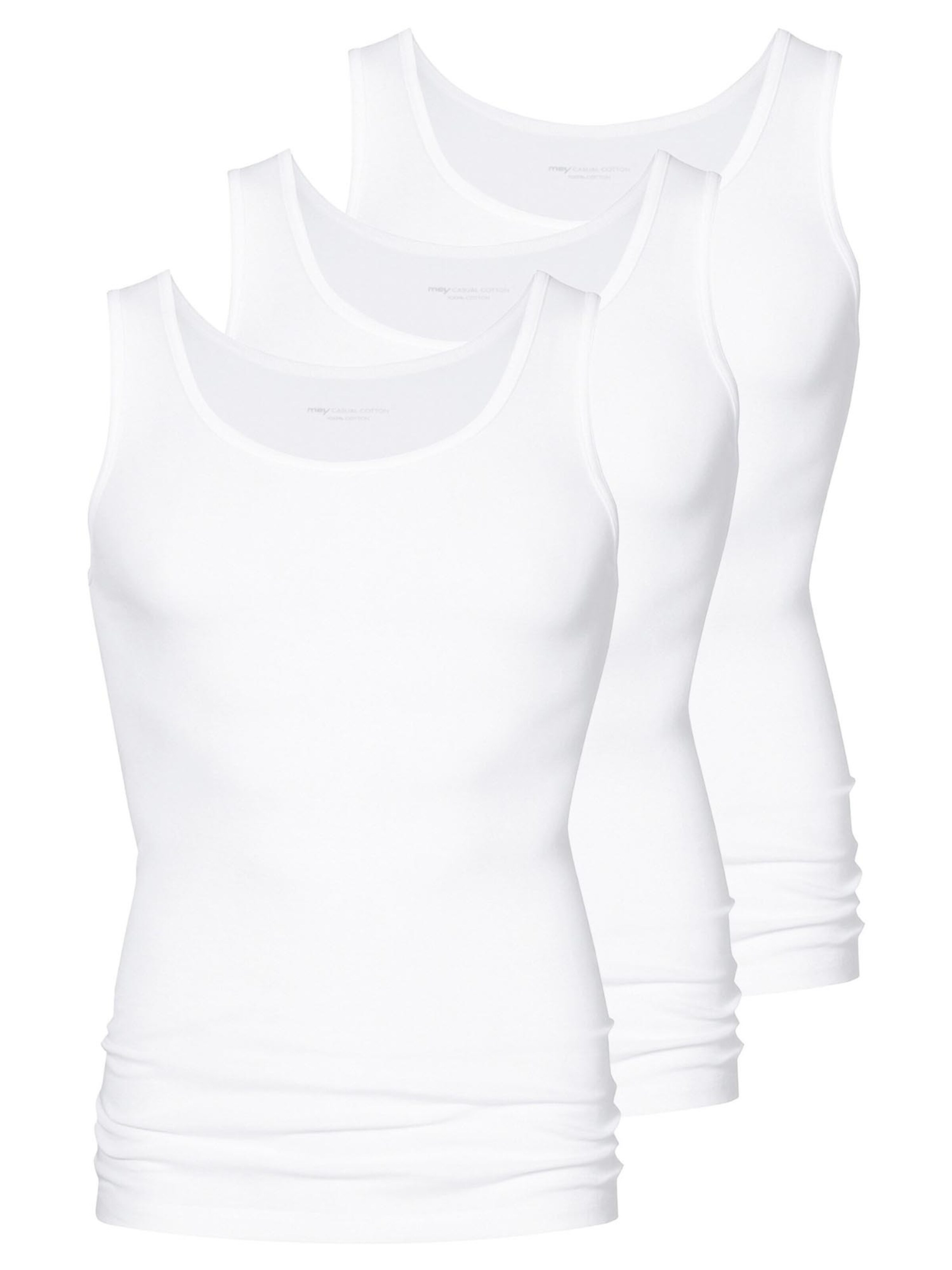Mey Undershirt 'Casual Cotton' in White: front
