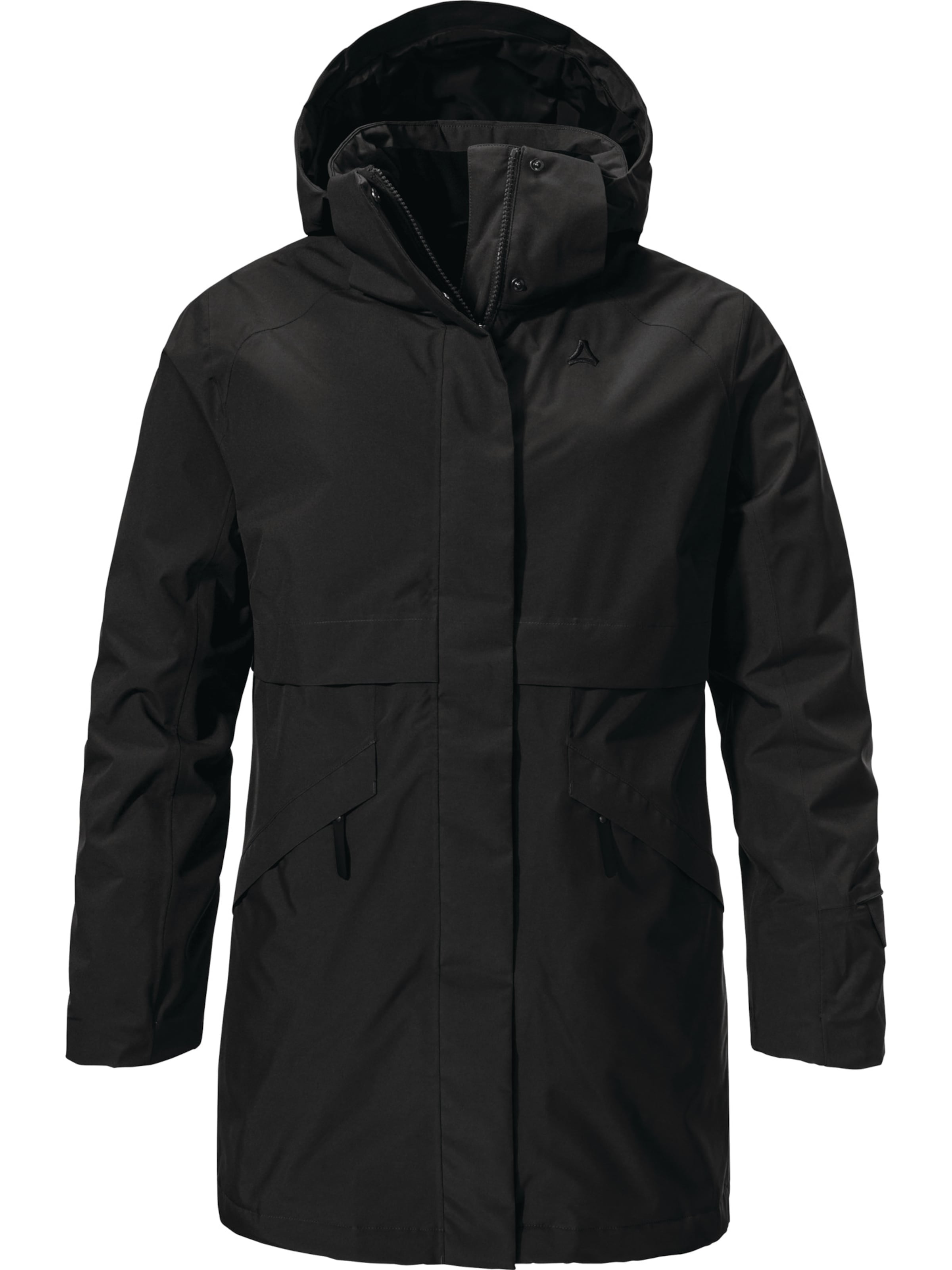 Schöffel Winter parka 'Malkay' in Black: front