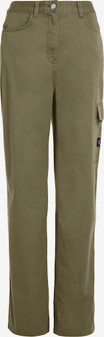 Loosefit Pantaloni cargo di Calvin Klein Jeans in verde: frontale