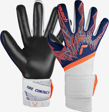 REUSCH Sporthandschuhe 'Pure Contact Gold' in Blau: predná strana