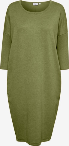 SAINT TROPEZ Knitted dress 'Mila' in Green: front