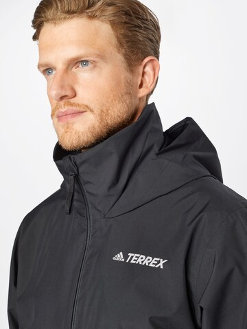 ADIDAS TERREX Outdoor jacket 'Multi Rain.Rdy Two-Layer Rain' in Black