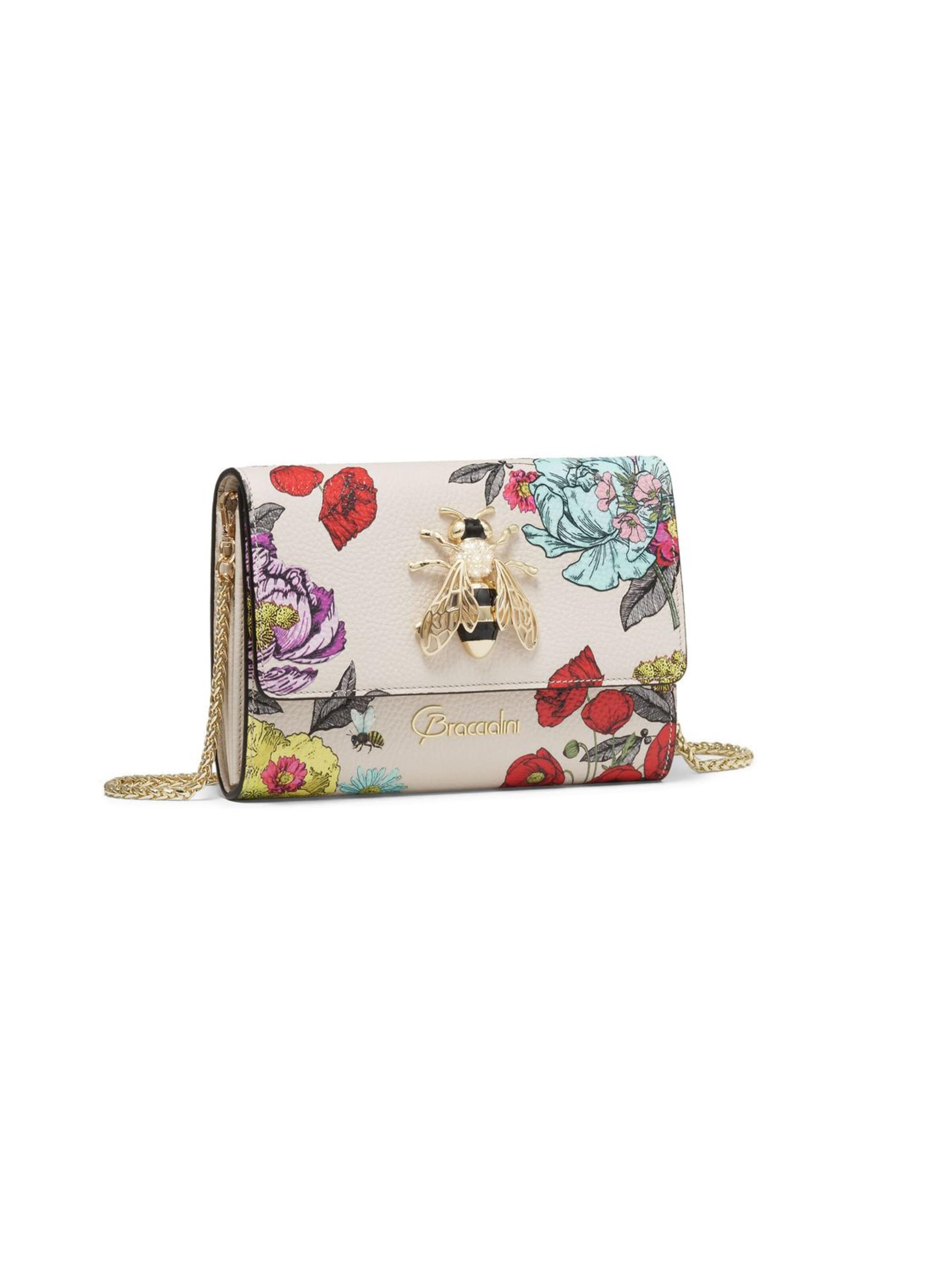 Braccialini - Bolso de noche 'Lady Print' en beige