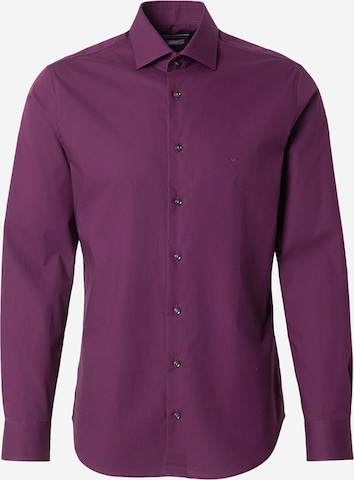 Michael KorsSlim Fit Košulja - ljubičasta boja: prednji dio