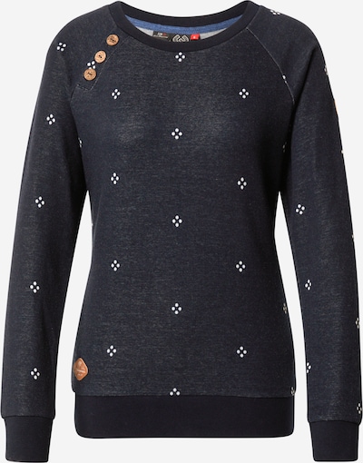 Ragwear Sweat-shirt 'DARIA' en bleu marine / blanc, Vue avec produit