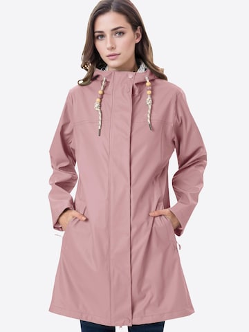 ATLASLAVA Outdoor Coat in Pink: front
