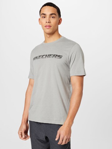 SKECHERS Funkční tričko 'MOTION' – šedá: přední strana