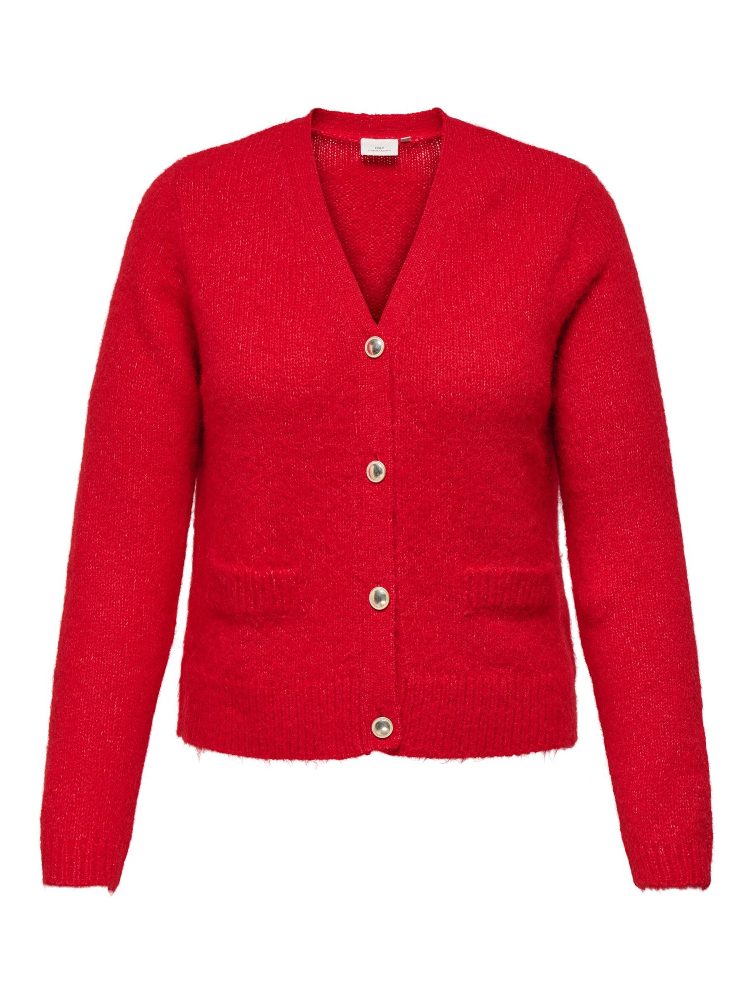 Giacchetta 'CARMAGGIE' di ONLY Carmakoma in rosso: frontale