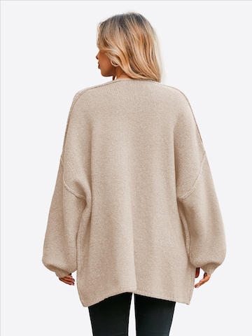 Imily Bela Strickjacke in Beige: Rückseite