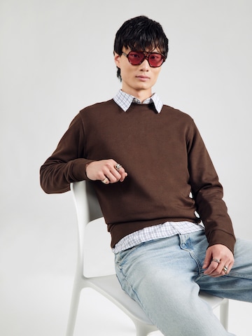 JACK & JONES Свитшот 'JJEStar' в Коричневый: спереди