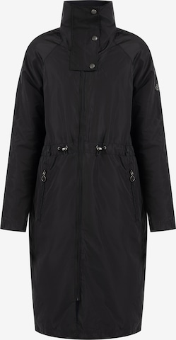 Manteau mi-saison DreiMaster Maritim en noir : devant