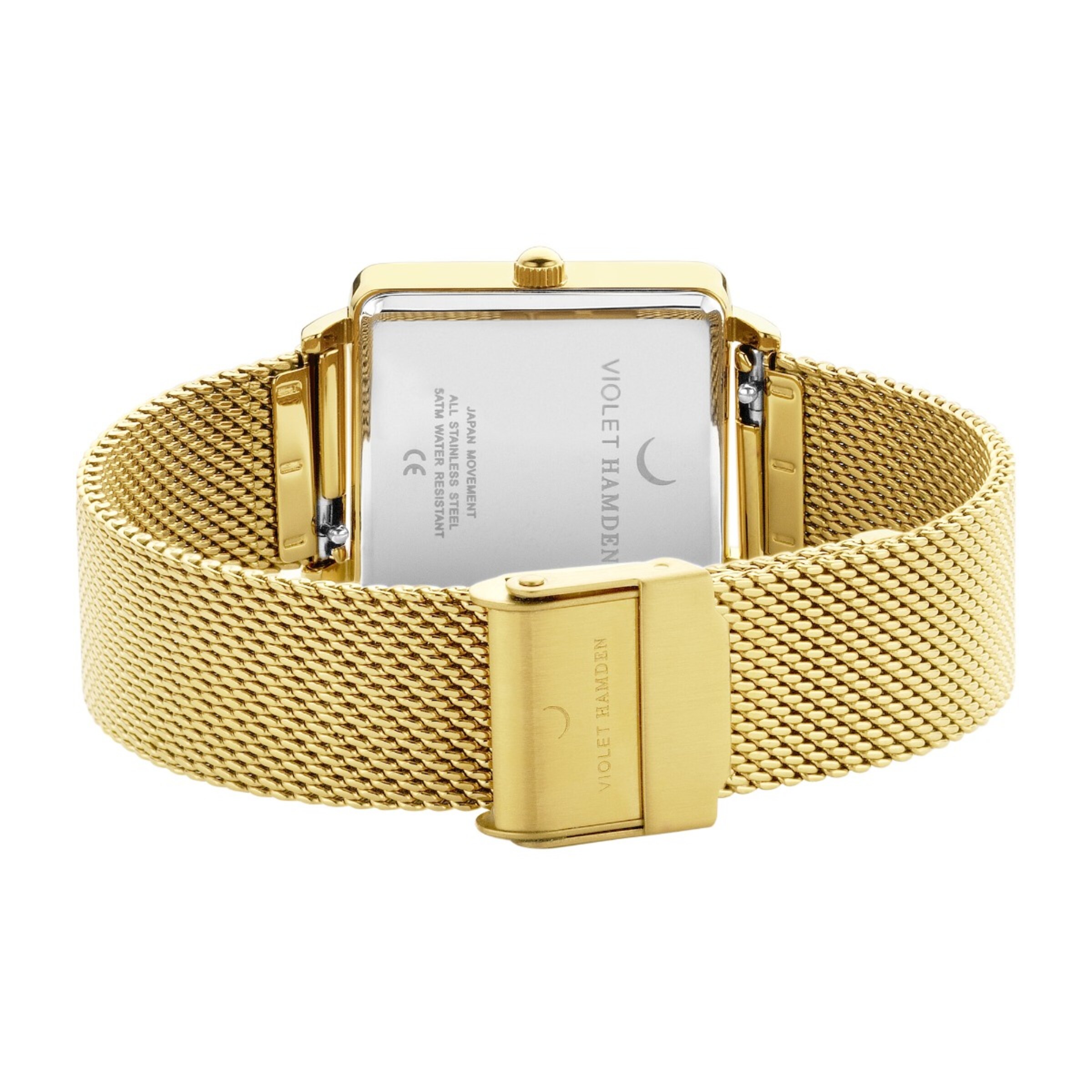 Violet Hamden Analog Watch in Gold