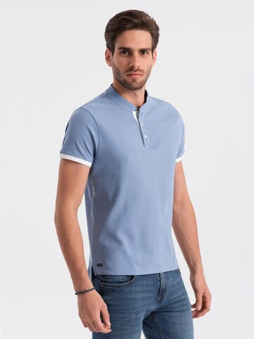 Ombre Shirt in Blauw: voorkant