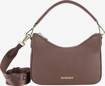 BOGNER Schultertasche in Braun: predná strana