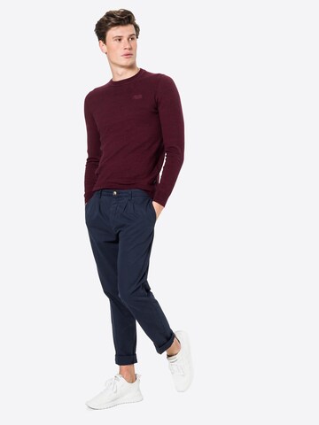 Superdry Regular Fit Pullover i rød