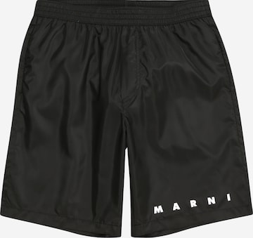 Marni - Bermudas en negro: frente