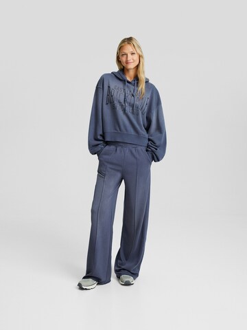 Bershka Loosefit Hose in Blau