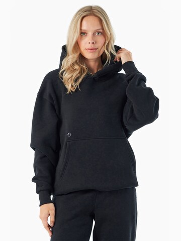 Organication Sweatshirt in Schwarz: Vorderseite