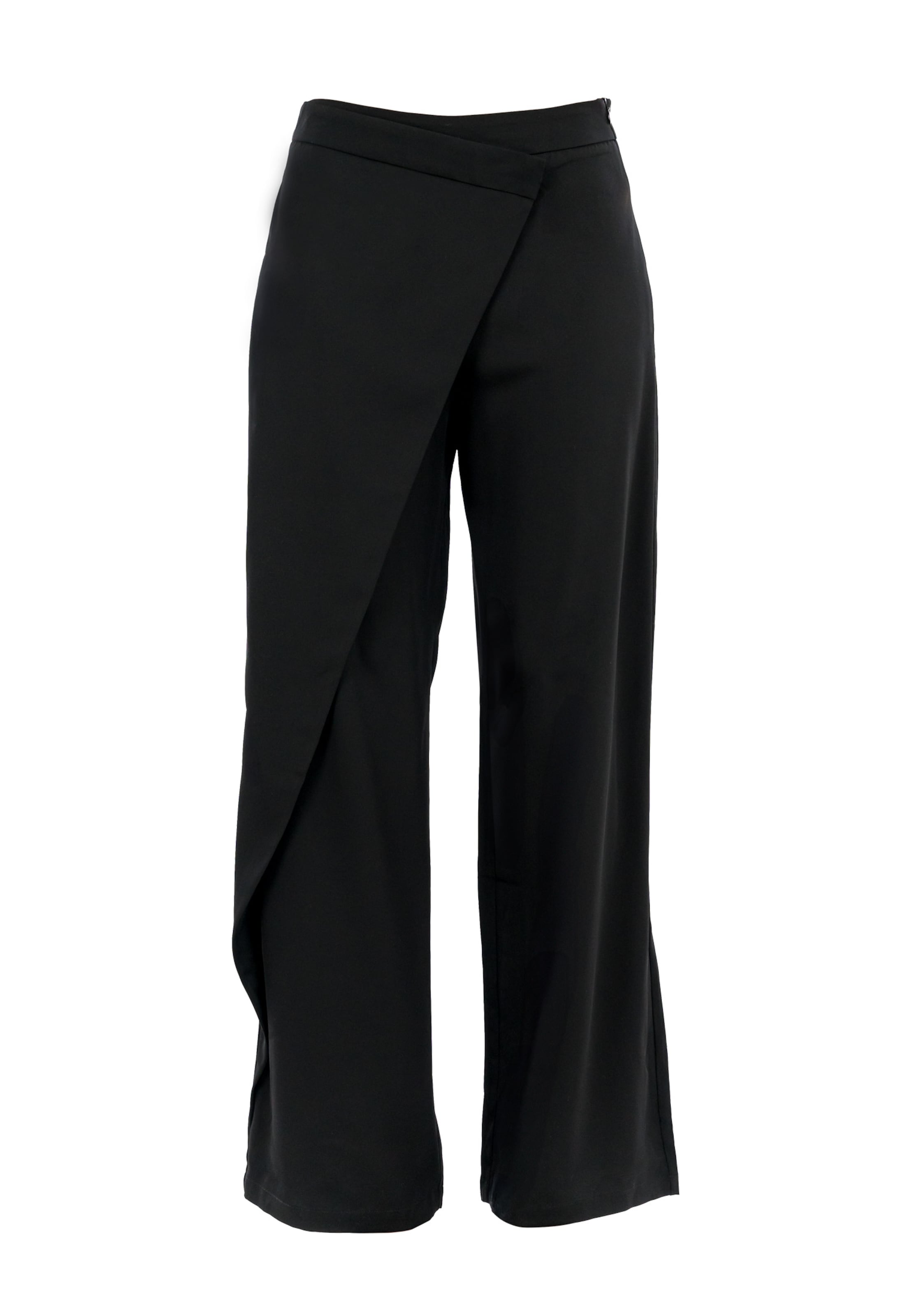 Suri Frey Stoffhose in Wickeloptik ' SFY Freyday ' in Schwarz: Vorderseite