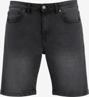 Ombre Jeans in Schwarz: Vorderseite
