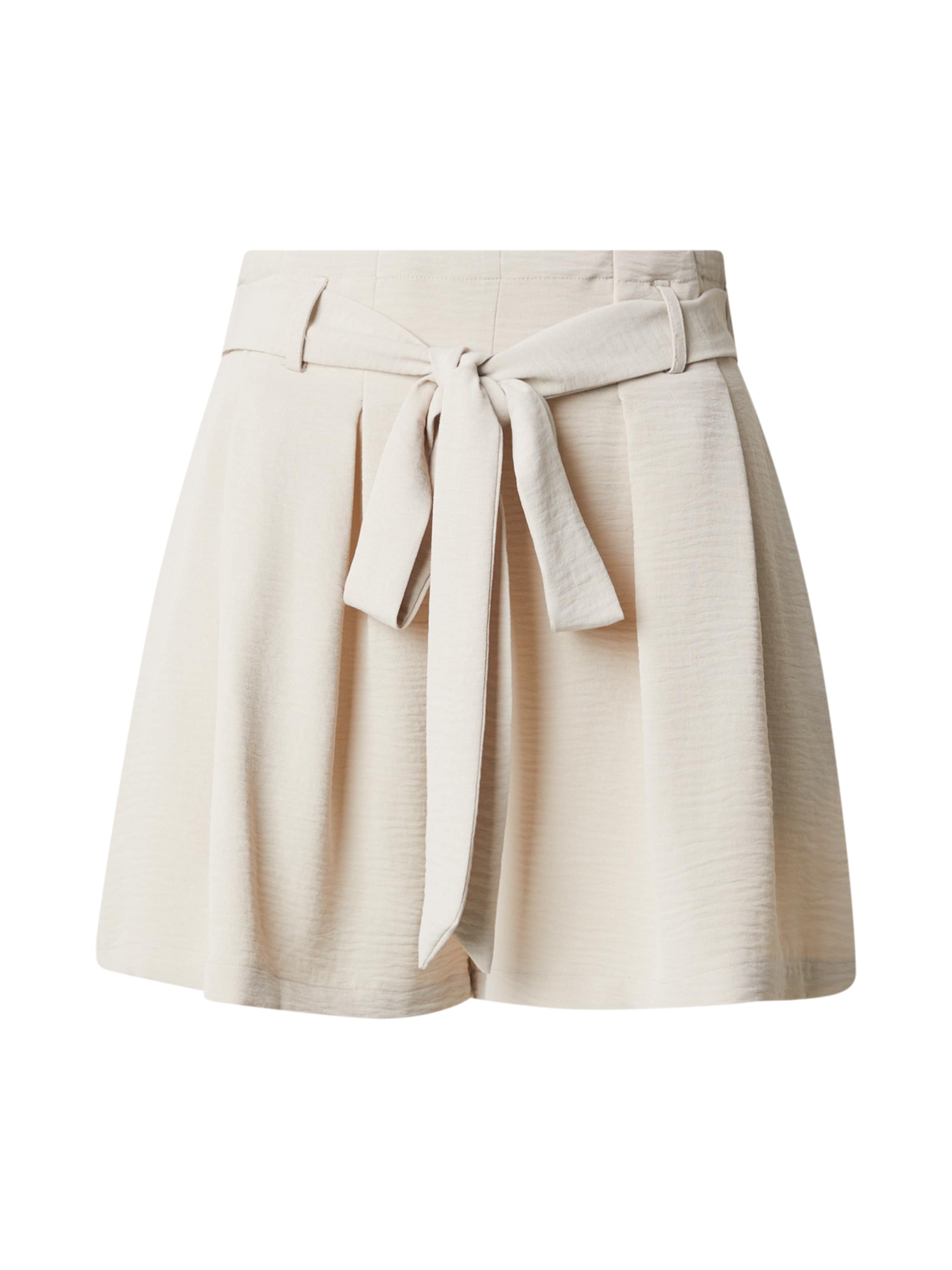 Wide leg Pantaloni cutați 'Lia' de la ABOUT YOU pe bej: față