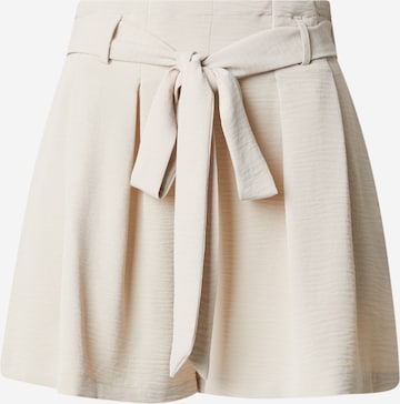 Wide leg Pantaloni cutați 'Lia' de la ABOUT YOU pe bej: față