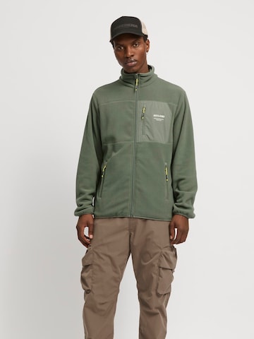 Veste en polaire 'JJTheo' JACK & JONES en vert