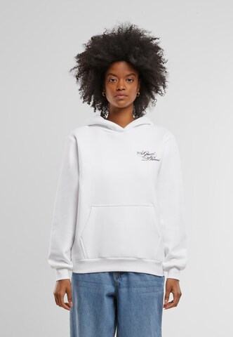 Miss Tee - Sudadera 'Give A Damn' en blanco: frente