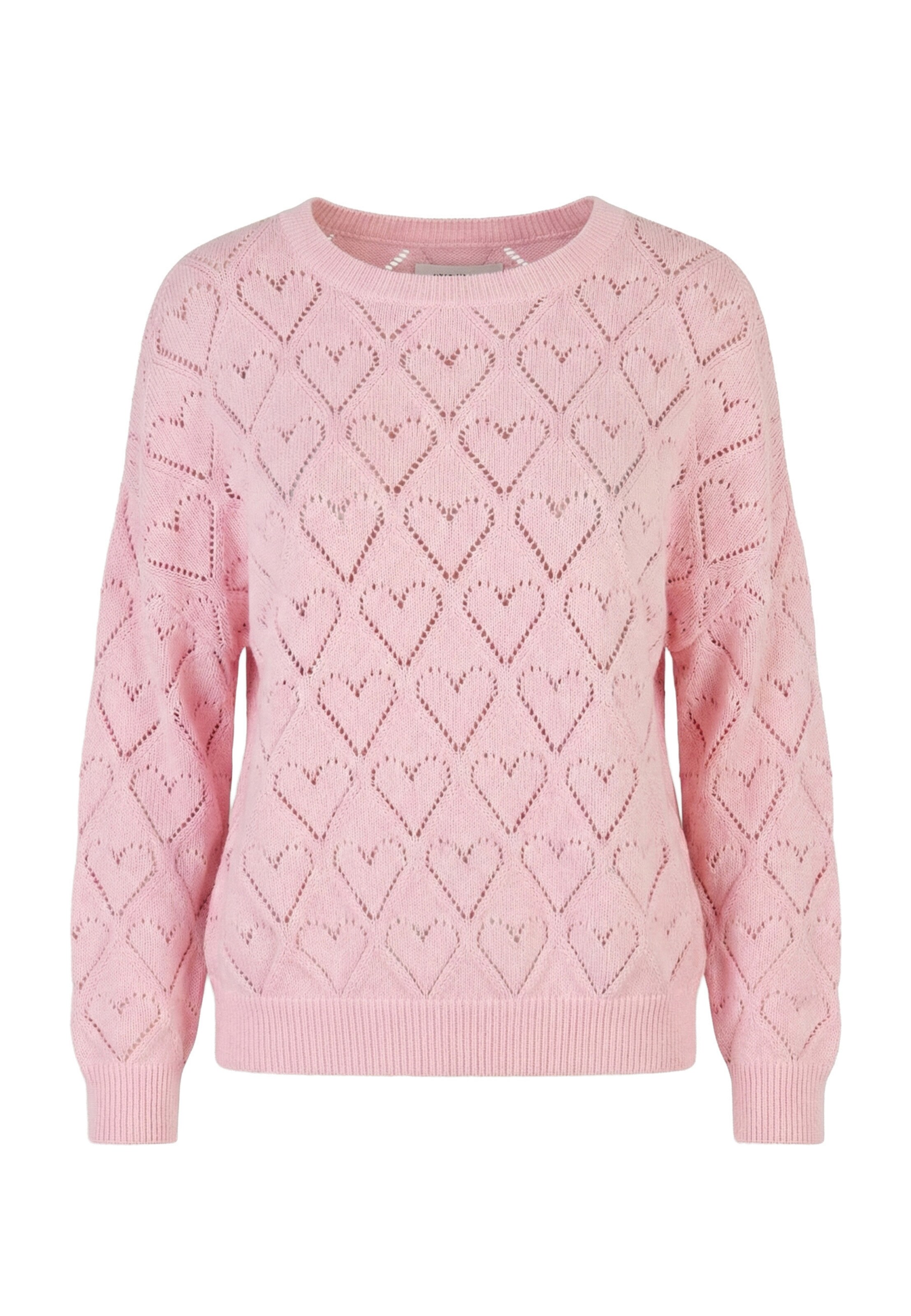 Kleinigkeit Pullover 'Love is all around' in Pink: Vorderseite