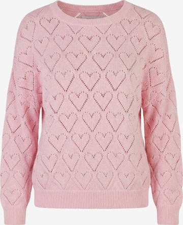 Kleinigkeit Sweter 'Love is all around' w kolorze różowy: przód