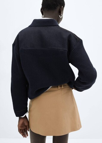 MANGO Between-Season Jacket 'Country' in Blue