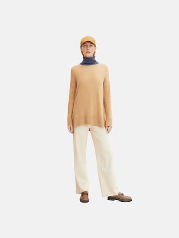 TOM TAILOR Pullover i beige