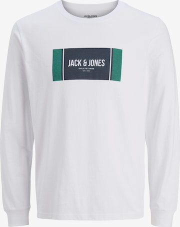 JACK & JONES Футболка 'JJHAYATO' в Белый: спереди