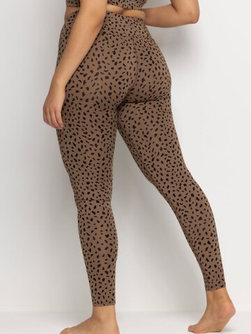 Hey Honey Skinny Leggings 'Lessismore Caribou' in Braun