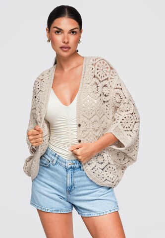 Ombre Trui in Beige: voorkant