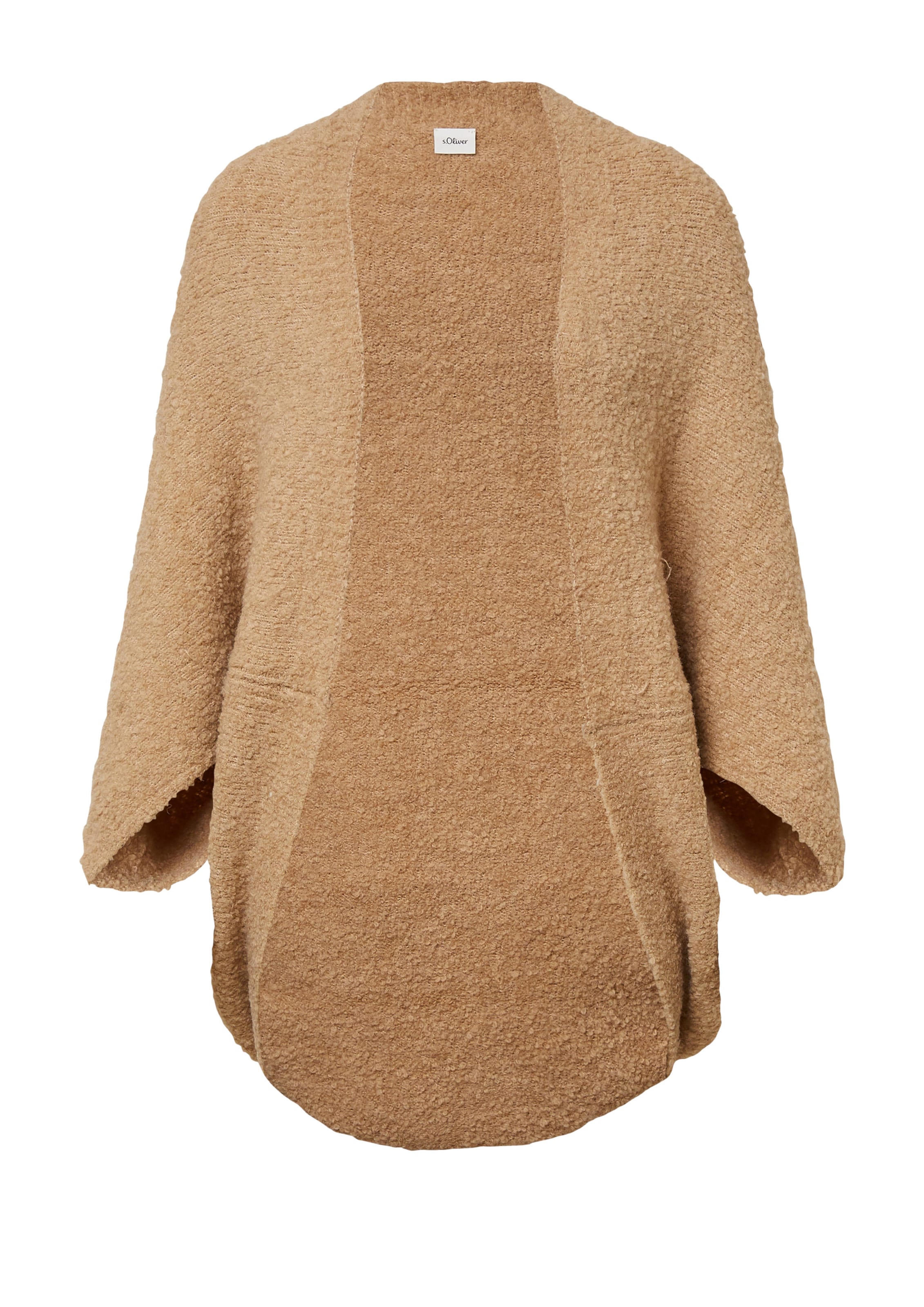 s.Oliver Gebreid vest in Bruin: voorkant