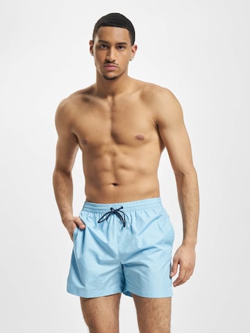 Shorts de bain Calvin Klein Swimwear en bleu : devant