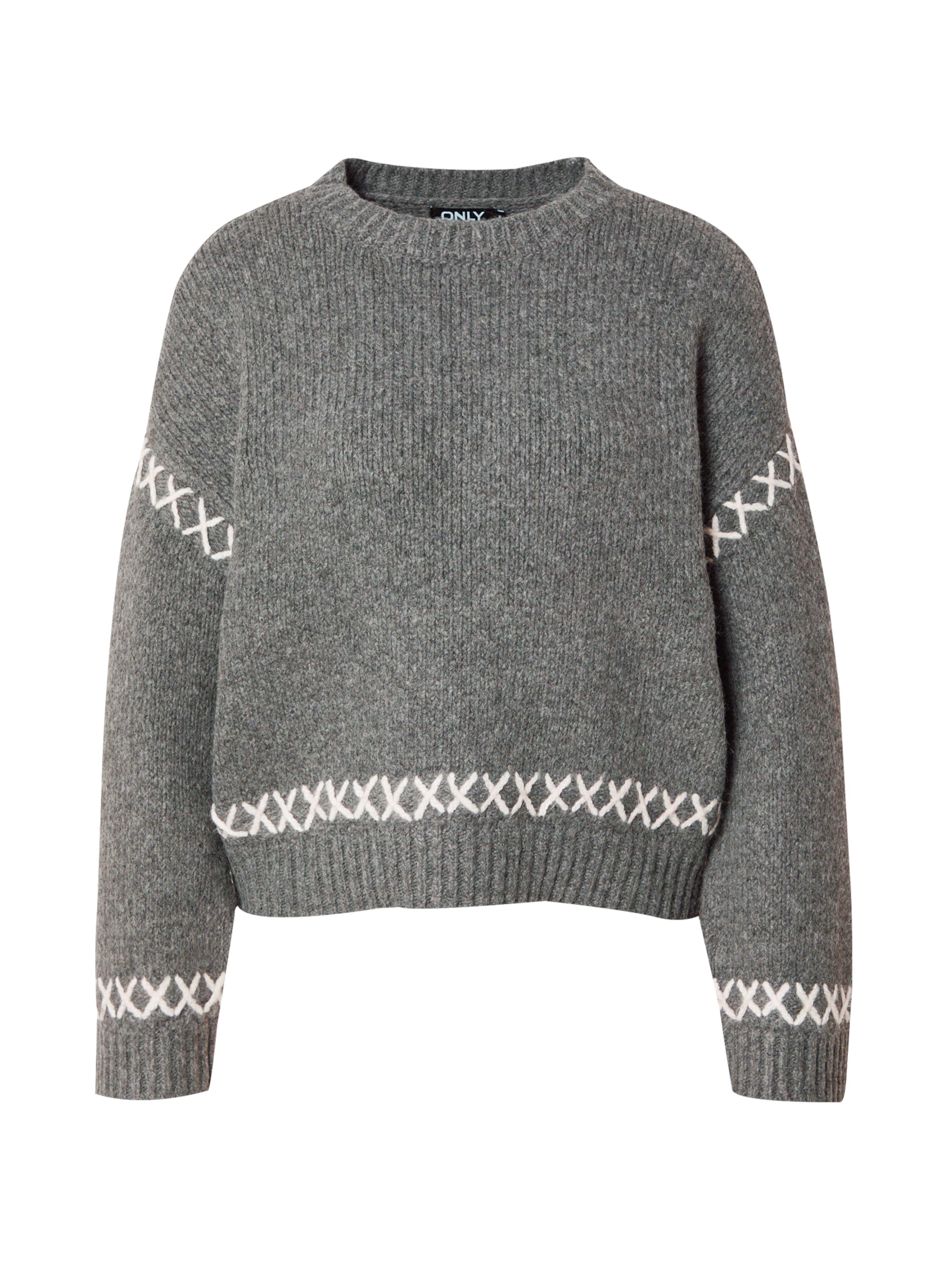Pullover 'ONLAmanda' di ONLY in grigio: frontale
