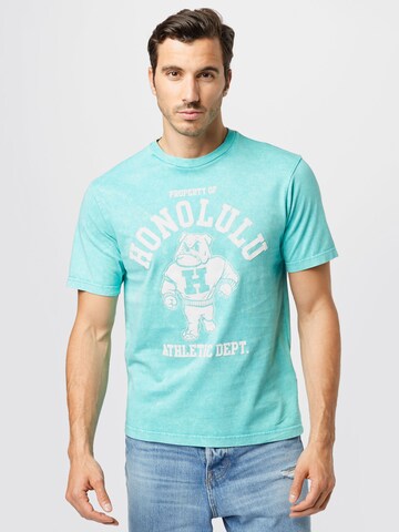 FRANKLIN & MARSHALL Shirt in Groen: voorkant