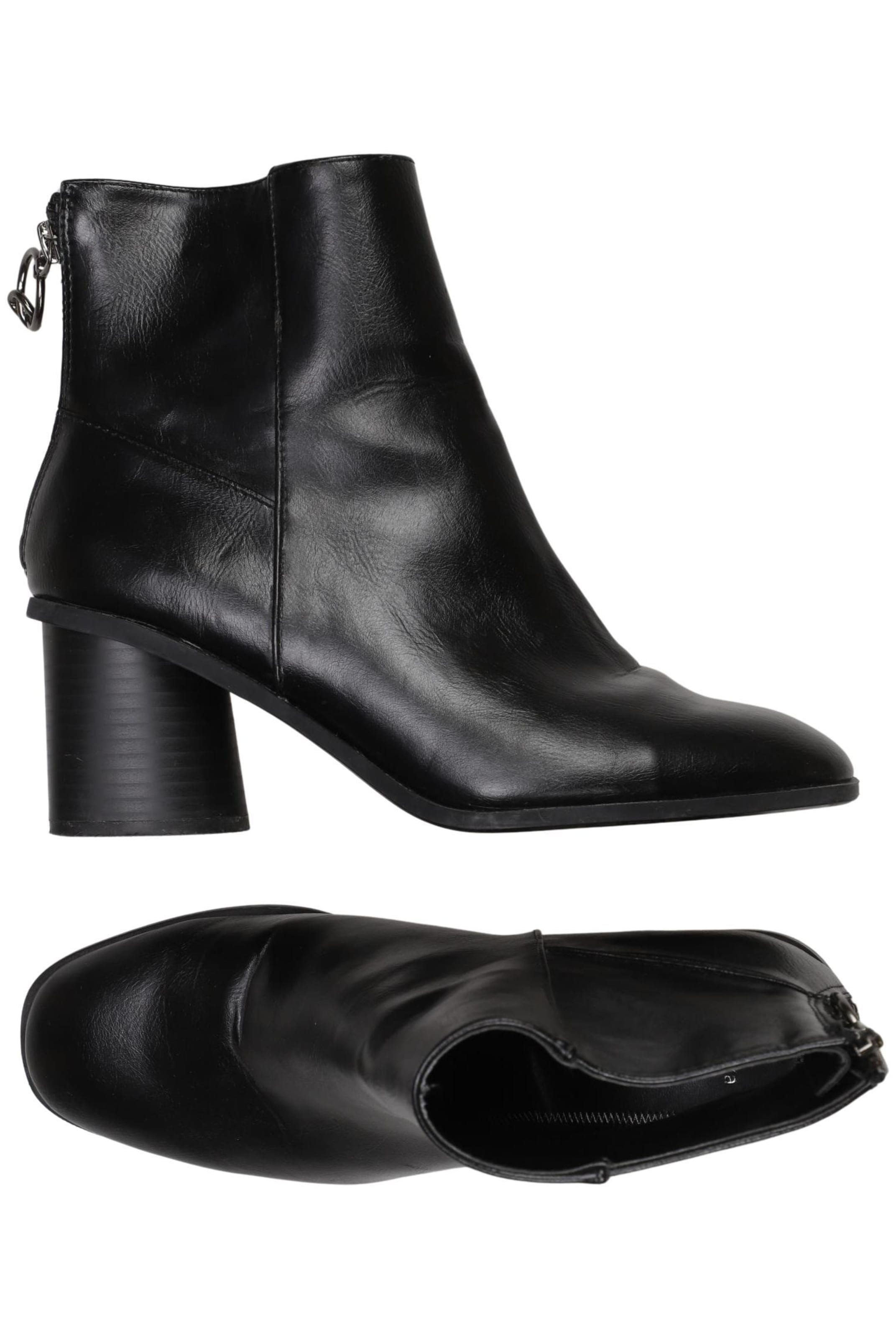 Bershka Dress Boots in 38 in Black: front