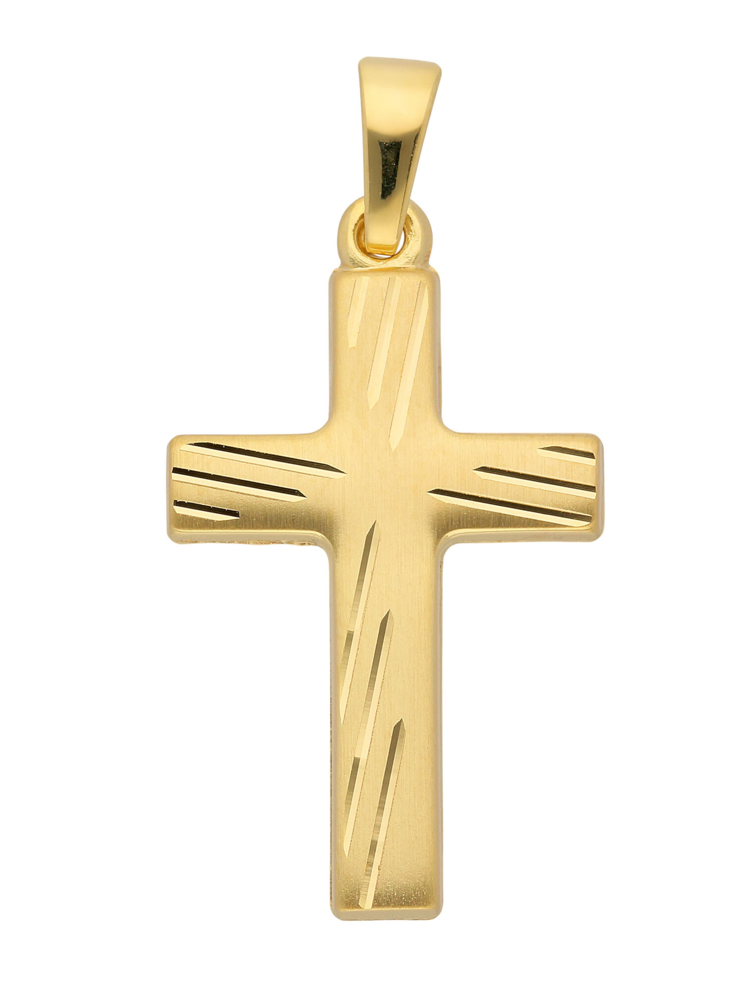 Adelia´s Pendant in Gold: front