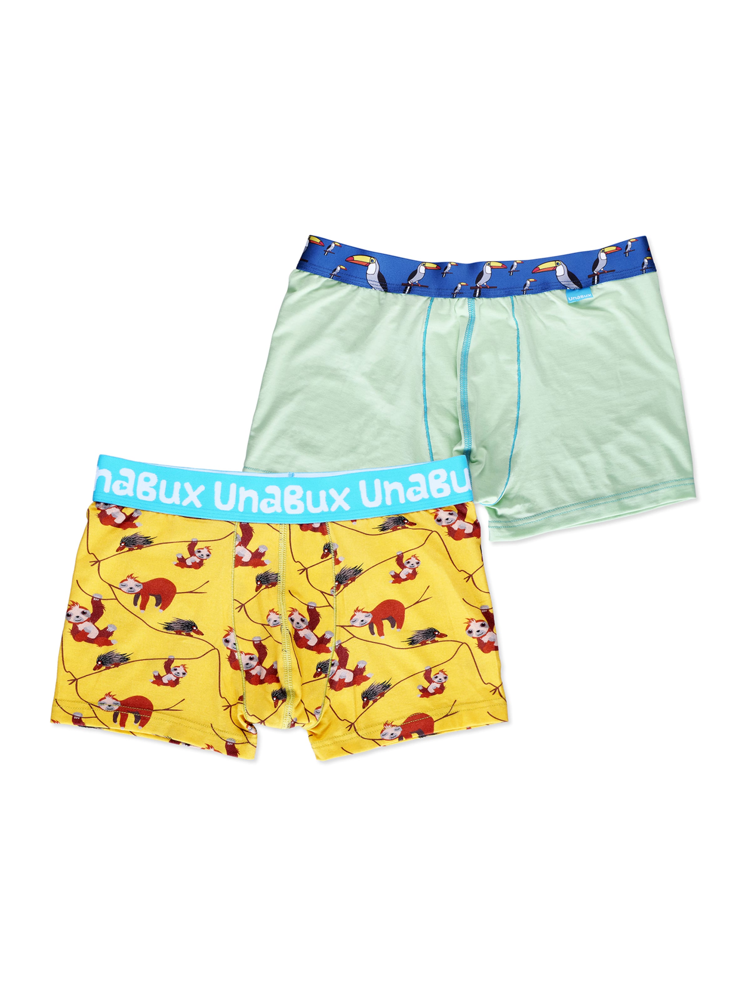 UNABUX Boxer shorts in Yellow: front