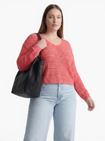 ONLY Carmakoma Sweater 'CARPamela' in Pink: front