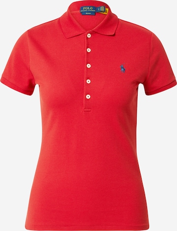 sarkans Polo Ralph Lauren T-Krekls 'JULIE': no priekšpuses