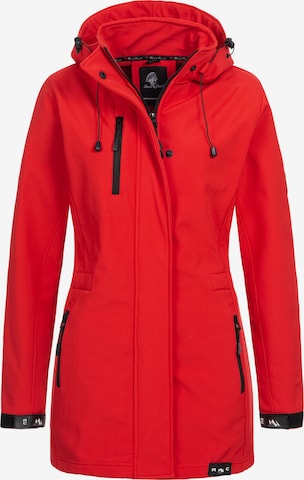 Rock Creek Outdoorjacke in Rot: predná strana