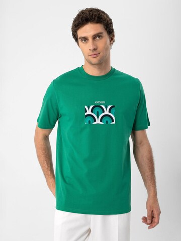 Maglietta di Antioch in verde: frontale