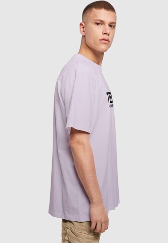 T-Shirt 'Tennis Racket' Merchcode en violet